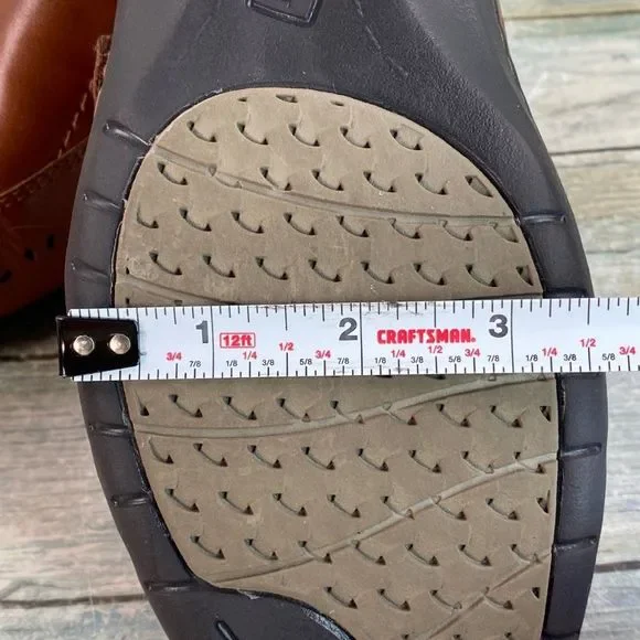 Rockport Loafers Shoes Womens 8.5M Brown Leather Slip On Lightweight - Picture 8 of 11